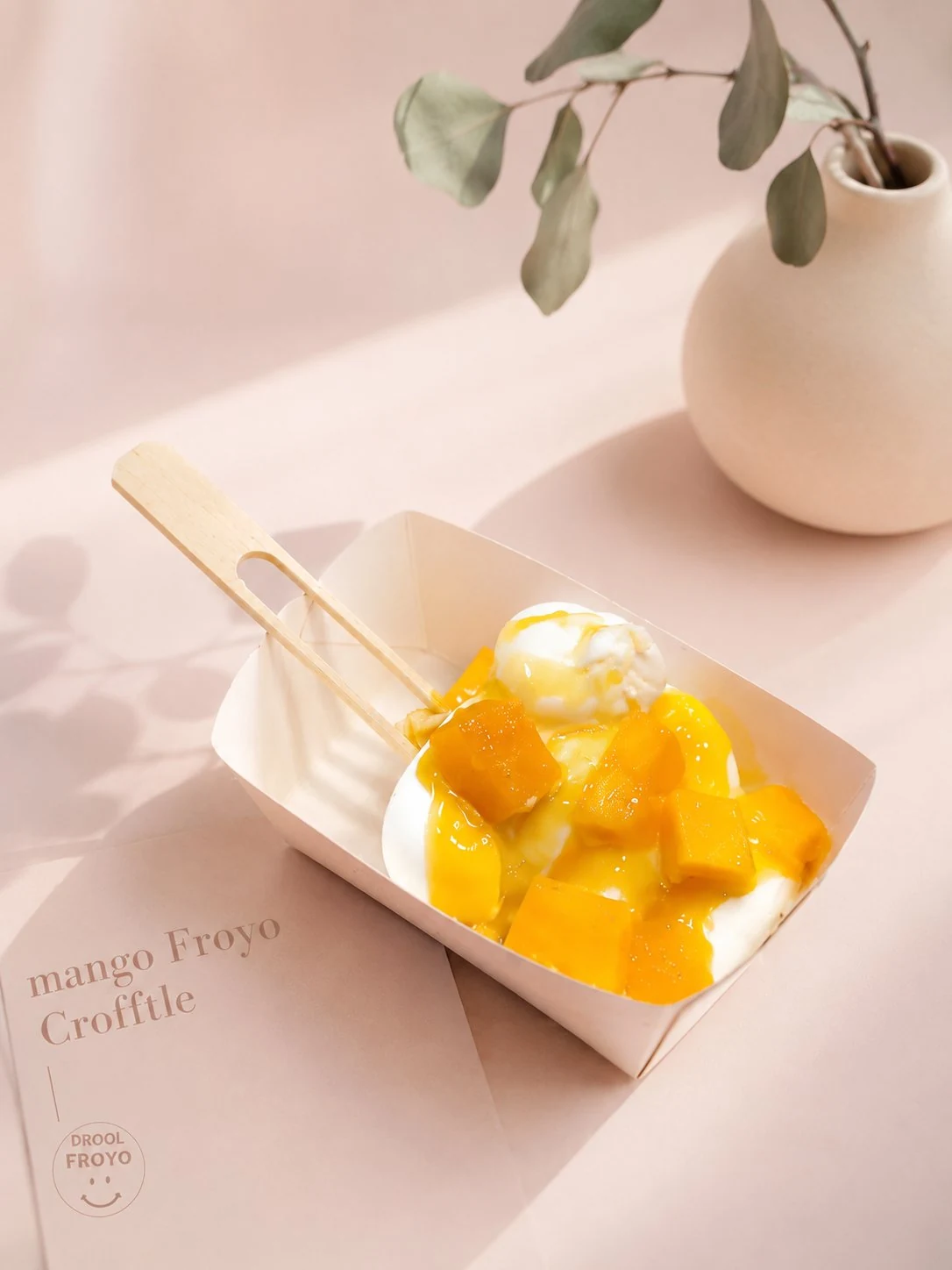 Drool Froyo 芒果 Croffle 配料產品近照